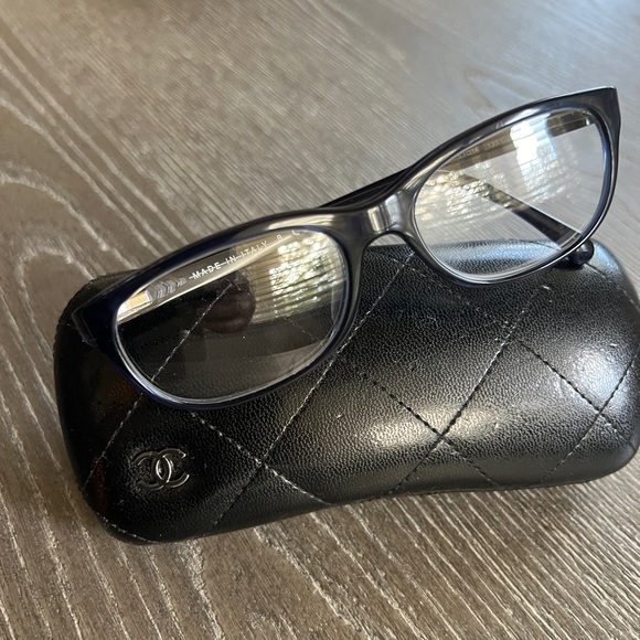 Chanel reading frames Navy Blue size 53-16-135 - Picture 4 of 8